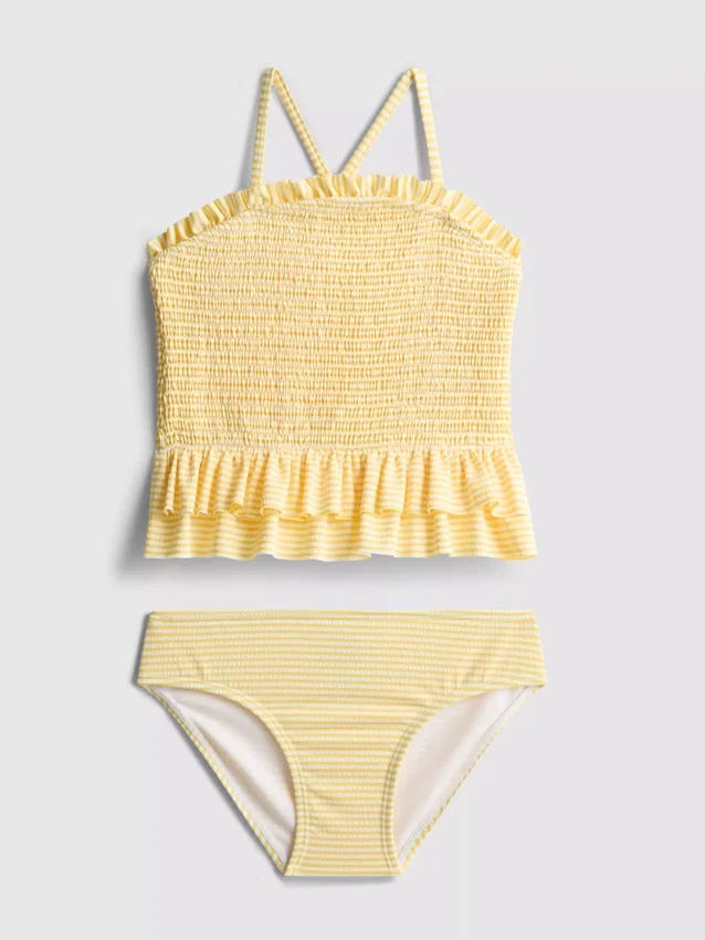 1,5–9 år | Bikini med rynket topp