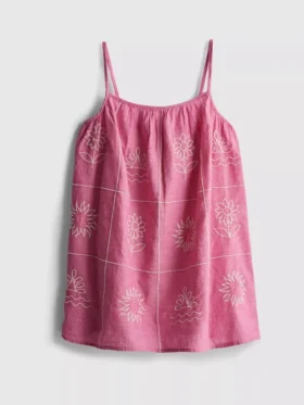 1,5–9 år | brodert cami-kjole i chambray
