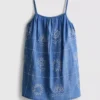 1,5–9 år | brodert cami-kjole i chambray
