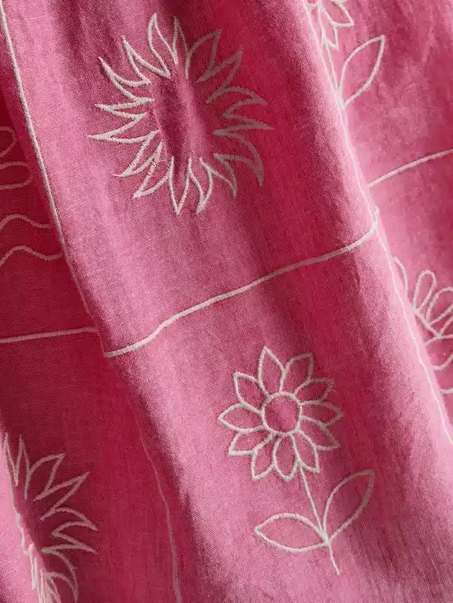 1,5–9 år | brodert cami-kjole i chambray