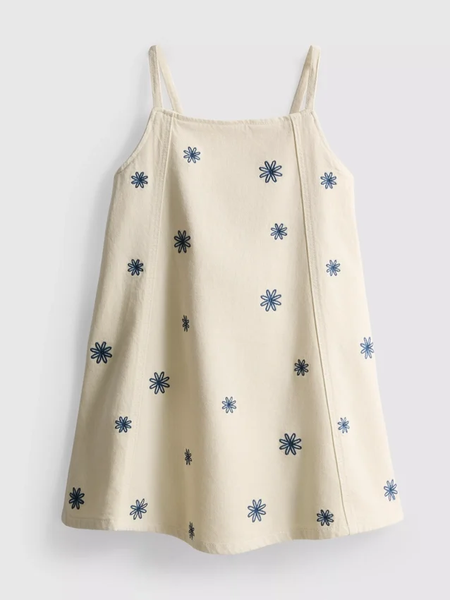 1,5–9 år | brodert denimkjole