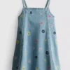 1,5–9 år | brodert denimkjole