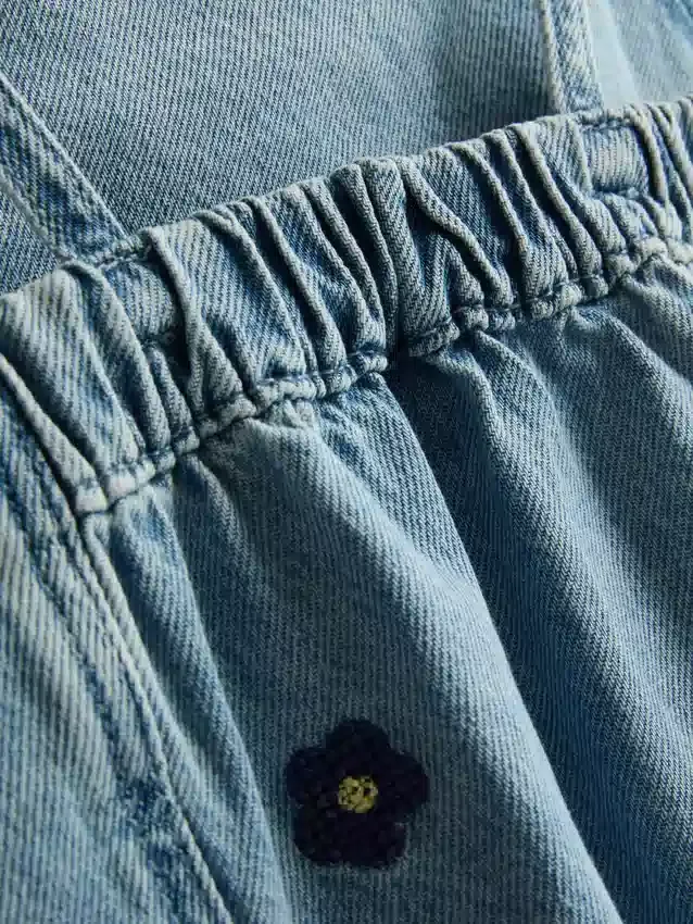 1,5–9 år | brodert denimkjole