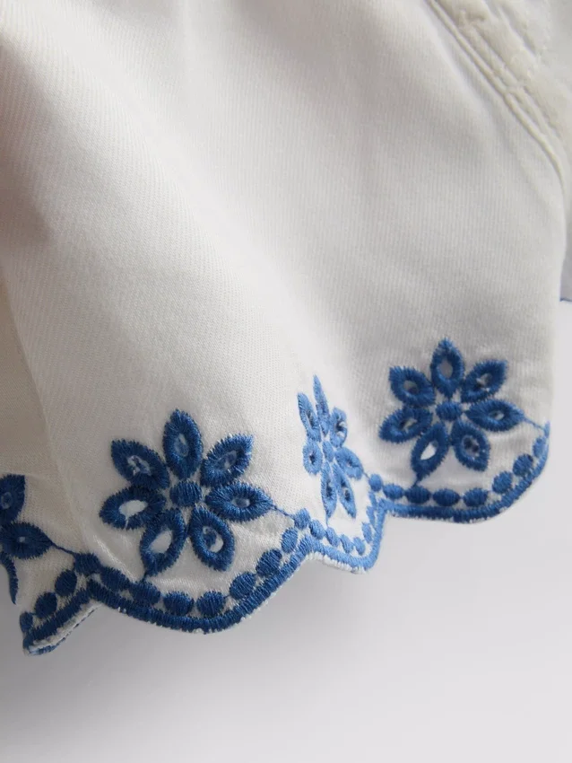 1,5–9 år | broderte denimshorts