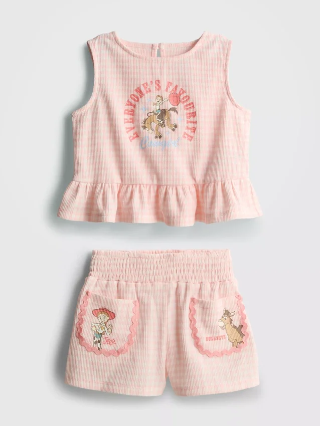 1,5–9 år | Disney Pixars Toy Story-sett med peplum-top og Shorts