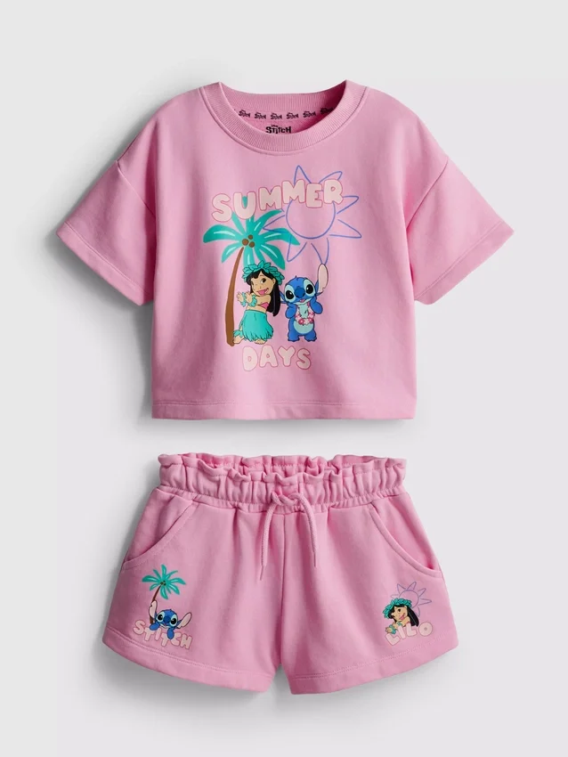 1,5–9 år | Disney-Stitch-sett med T-skjorte og Shorts