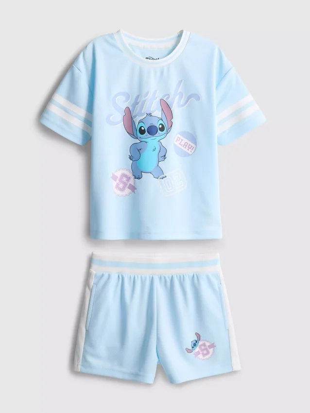1,5–9 år | Disney-Stitch-sett med T-skjorte og Shorts