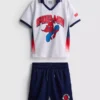1,5–9 år | Marvel Spider-Man fotball-T-skjorte og shorts-sett