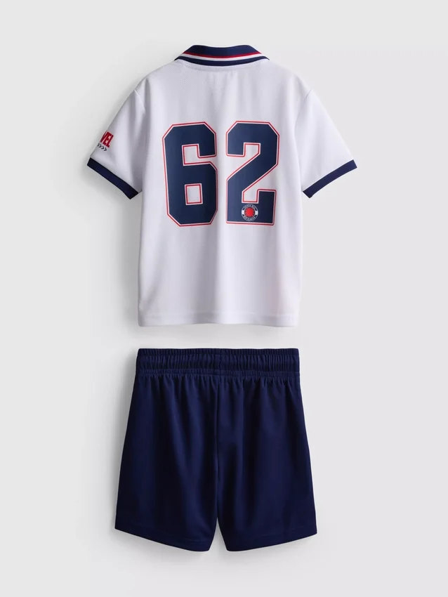 1,5–9 år | Marvel Spider-Man fotball-T-skjorte og shorts-sett