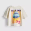 1,5–9 år | Palermo grafisk, boksformet T-skjorte