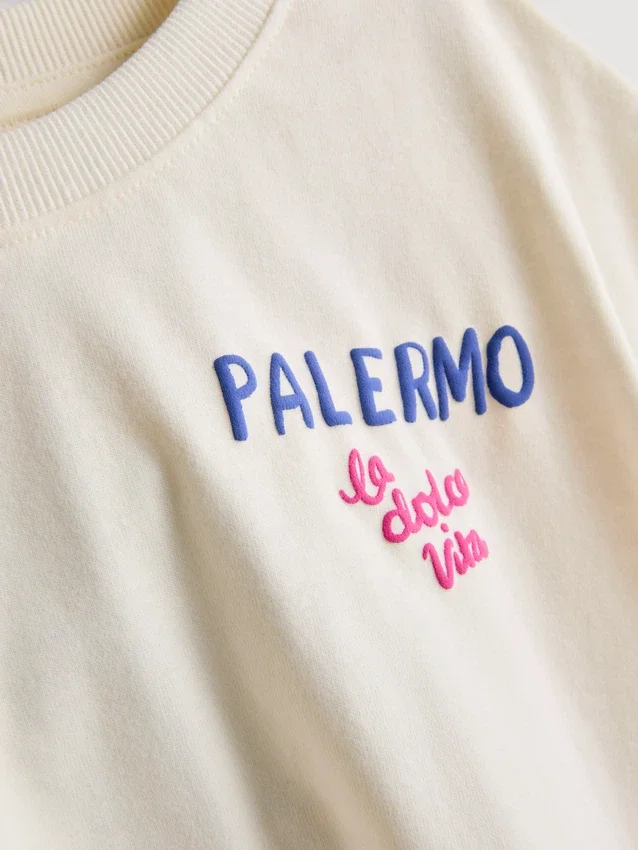 1,5–9 år | Palermo grafisk, boksformet T-skjorte