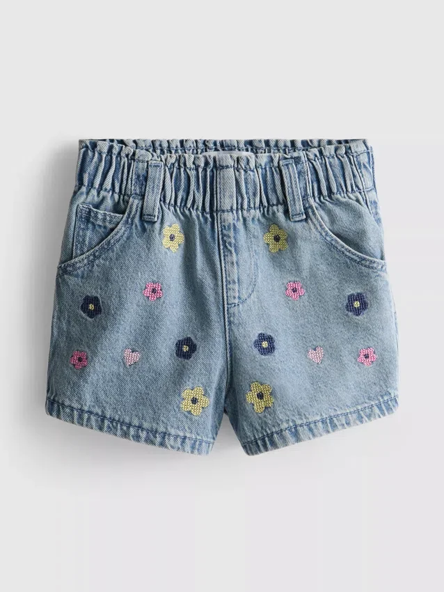 1,5–9 år | Paperbag-jeansshorts