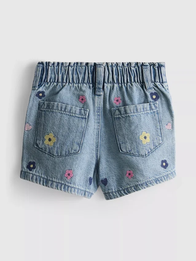 1,5–9 år | Paperbag-jeansshorts