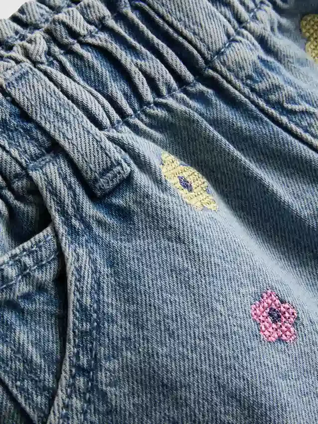 1,5–9 år | Paperbag-jeansshorts