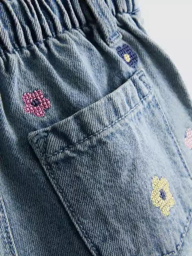 1,5–9 år | Paperbag-jeansshorts
