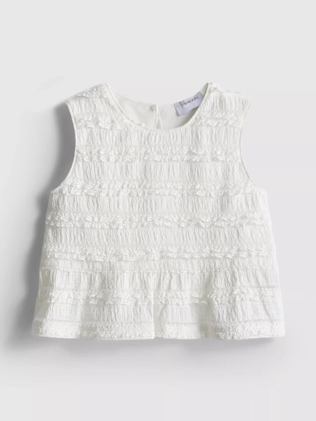 1,5–9 år | peplum-bluse uten ermer