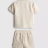1,5–9 år | sett med brodert skjorte og shorts