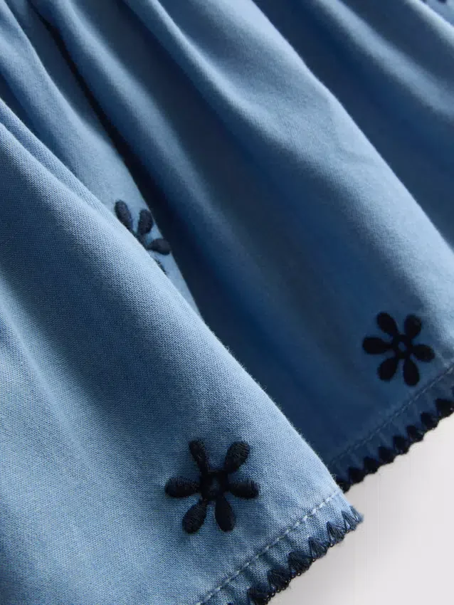 1,5–9 år | Sett med chambray-bluse og Shorts