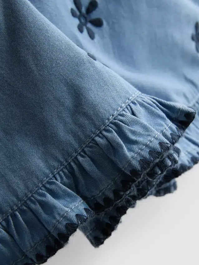 1,5–9 år | Sett med chambray-bluse og Shorts