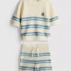 1,5–9 år | sett med strikket topp og shorts