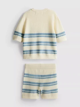1,5–9 år | sett med strikket topp og shorts