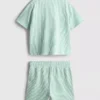 1,5–9 år | sett med stripete skjorte og shorts