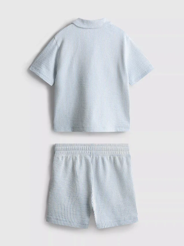 1,5–9 år | sett med stripete skjorte og shorts