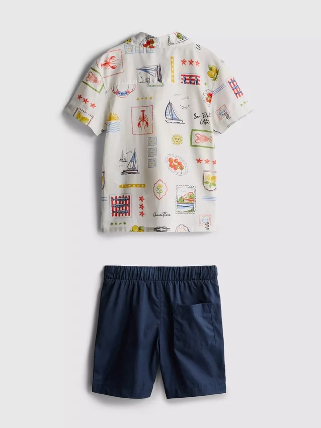 1,5–9 år | sett med trykt T-skjorte og shorts