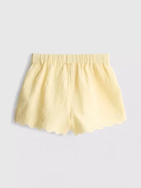 1,5–9 år | Shorts med bølgekant og hull