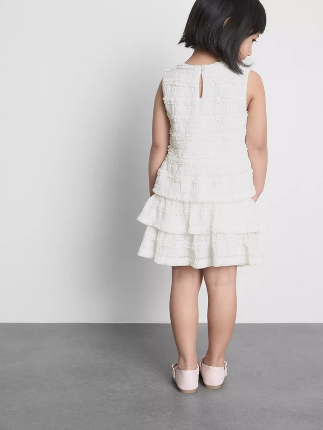 1,5–9 år | Skort med lagvis blonderkant