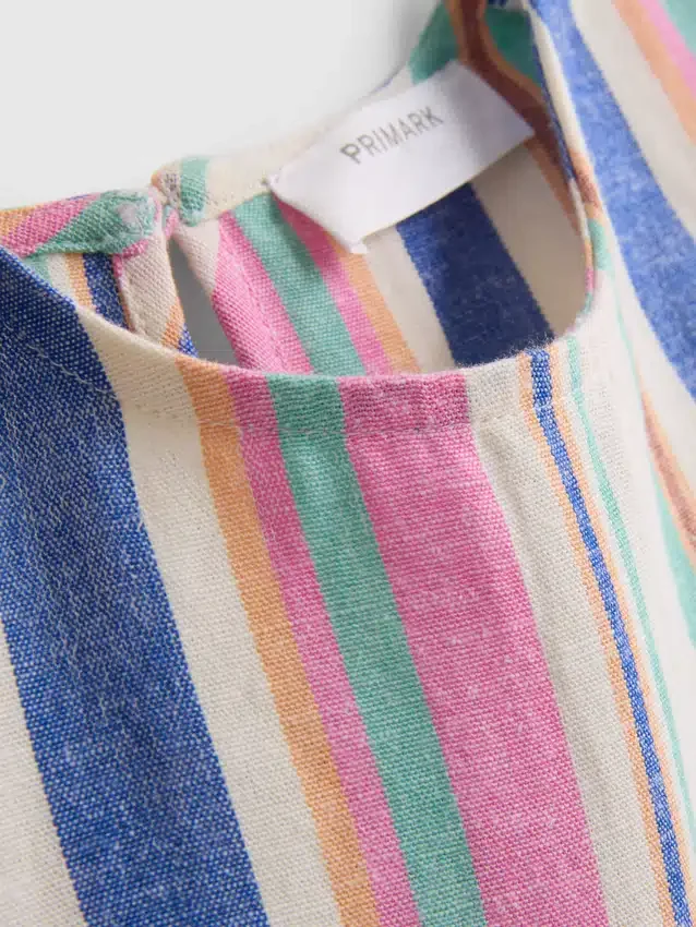 1,5–9 år | Stripet peplum-bluse