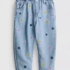 1–9 år | broderte mom-Jeans