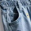 1–9 år | broderte mom-Jeans