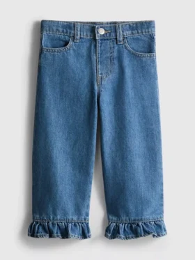 1–9 år | Jeans med volanger nederst