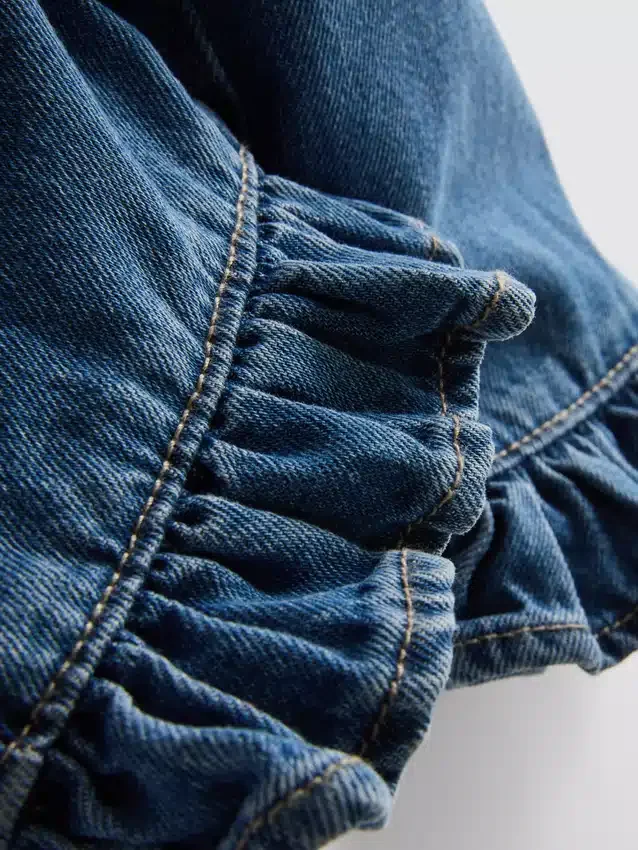 1–9 år | Jeans med volanger nederst