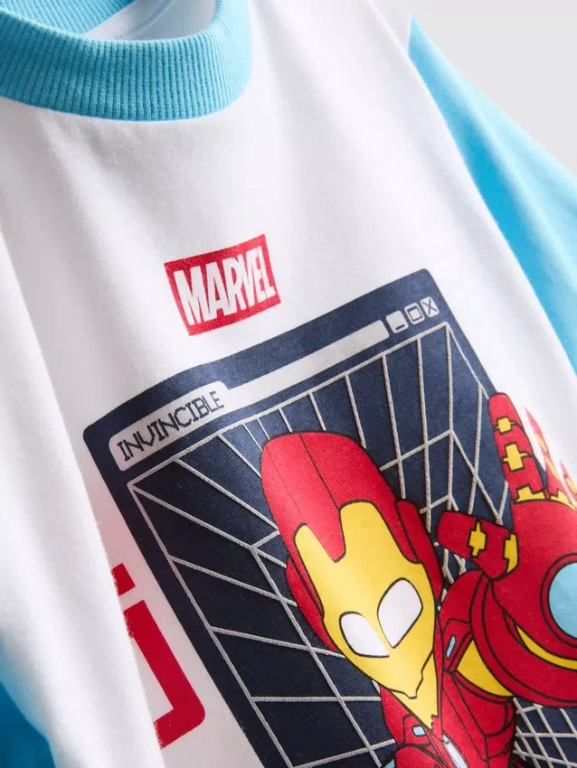 1–9 år | Marvel Iron Man T-skjorte og shorts-sett