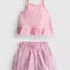 1–9 år | Sett med peplum-top og shorts