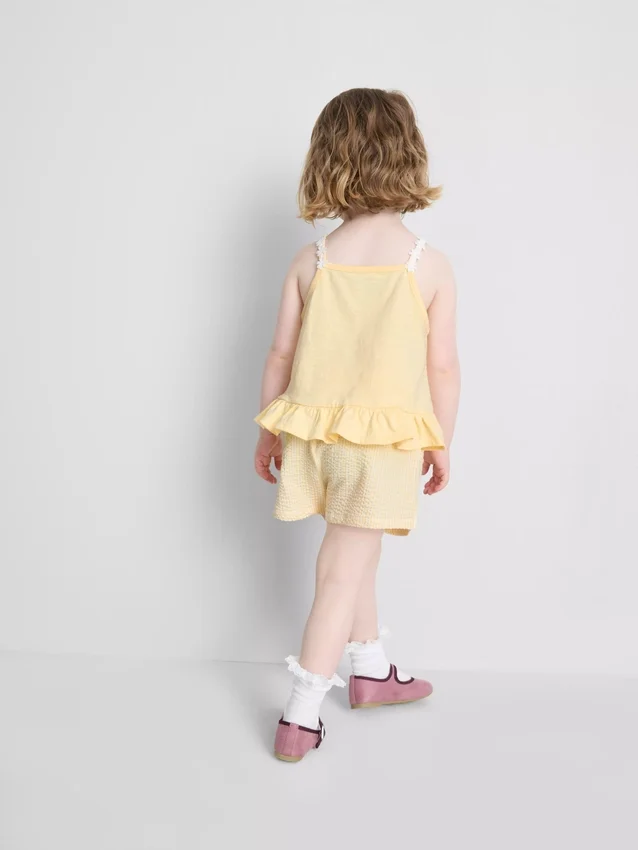 1–9 år | Sett med peplum-top og shorts