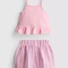1–9 år | Sett med peplum-top og shorts