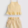1–9 år | Sett med peplum-top og shorts