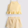 1–9 år | Sett med peplum-top og shorts