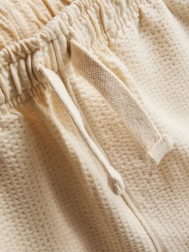 1–9 år | sett med strukturert poloskjorte og shorts