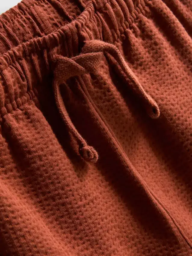 1–9 år | sett med strukturert poloskjorte og shorts