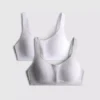 2-pakk «Love to Lounge»-bralette i bomull