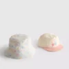 2-pakk med babyhatter med strandmotiv