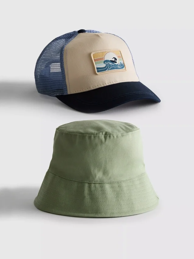 2-pakk med caps
