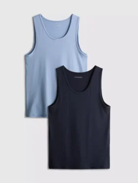 2-pakk med enkle tank-topper