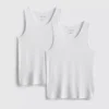 2-pakk med enkle tank-topper