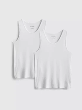2-pakk med enkle tank-topper