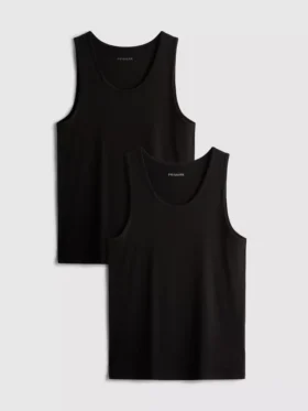 2-pakk med enkle tank-topper